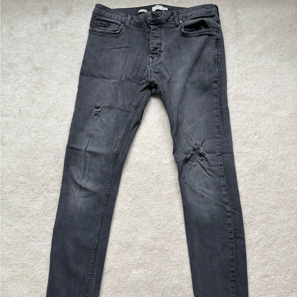 Topman Black Skinny Jeans